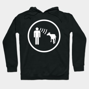 If you gaze long enough into the goat... Hoodie